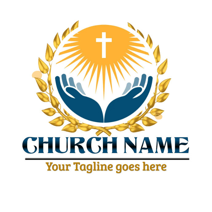 church logo, christian logo, logos, template