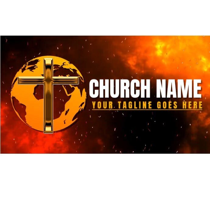 church logo, christian logo, video logo, png template