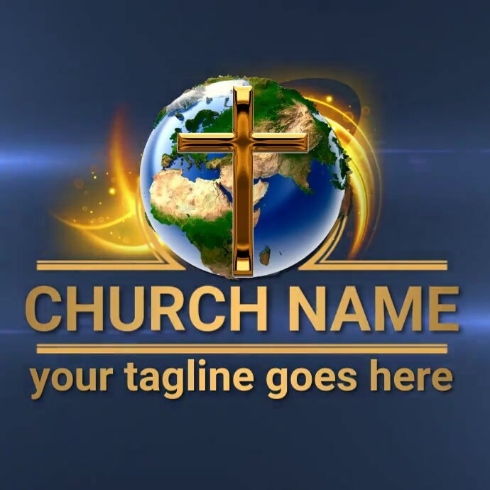 church logo, jesus logo, christian logo, Logotyp template