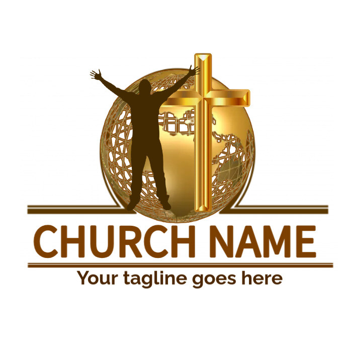 church logo, jesus logo, christian logo, Logotyp template