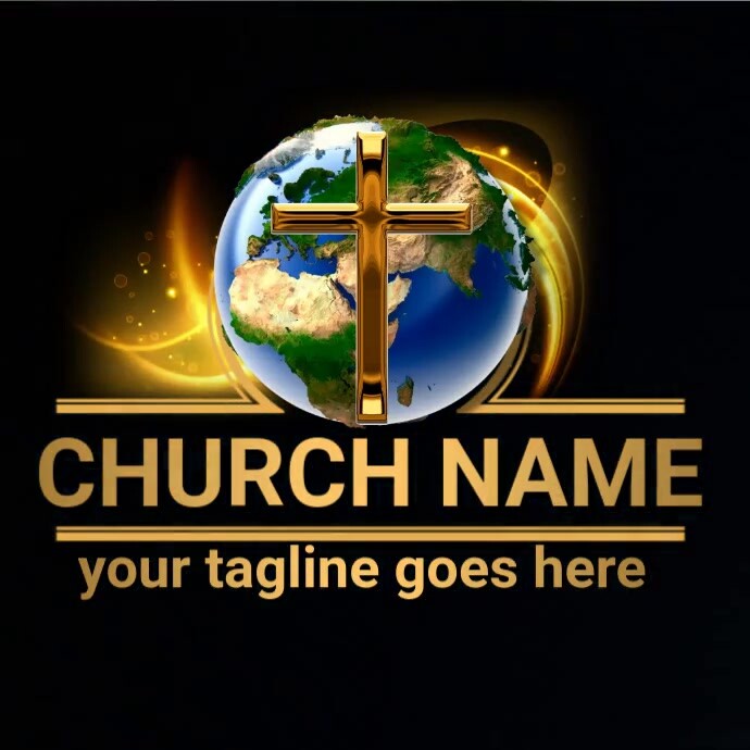 church logo, jesus logo, christian logo, Logotyp template