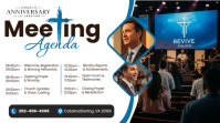 Church Meeting Agenda Thumbnail template
