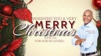 CHURCH MERRY CHRISTMAS template Facebook-Covervideo (16:9)