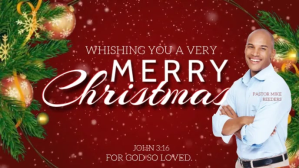 红色 Christmas Celebration Facebook-covervideo Template
