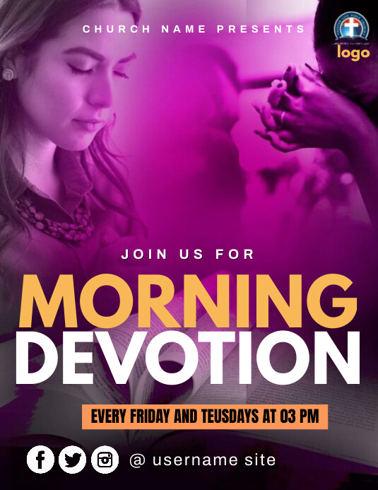 Copy of Church morning service , morning devotion, mo | PosterMyWall