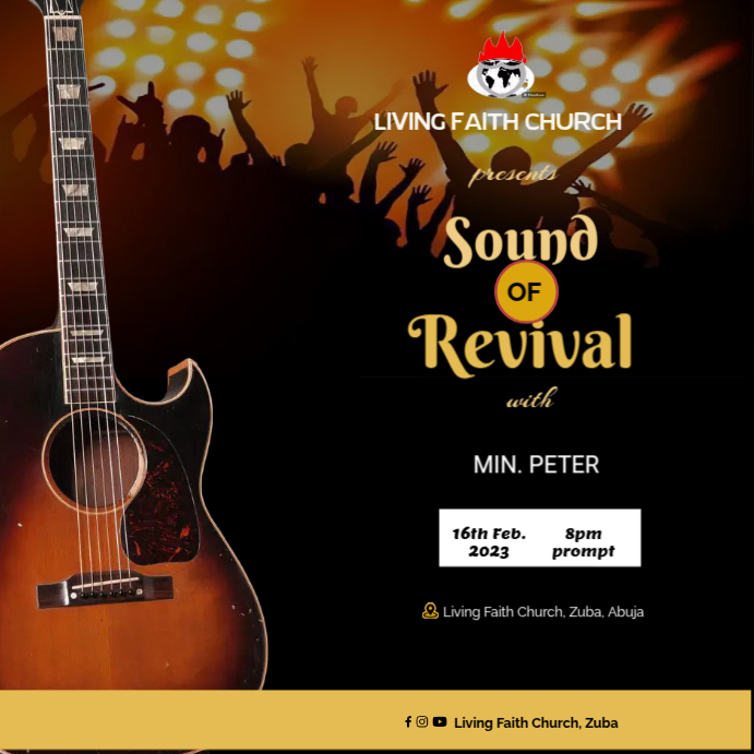 Modèle Church music program | PosterMyWall