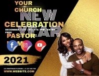 CHURCH NEW YEARS AD TEMPLATE Flyer (US Letter)