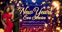 Church New Years Service Event Template Facebook Shared Image
