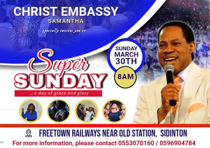 Copy of Church nprogramme ad design | PosterMyWall