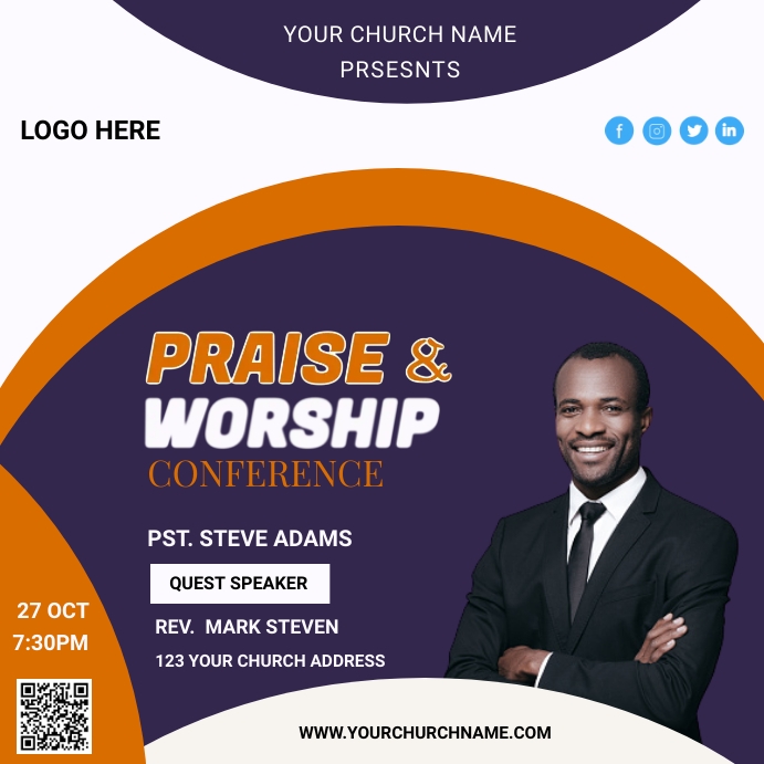 CHURCH OF GOD (1) Wpis na Instagrama template