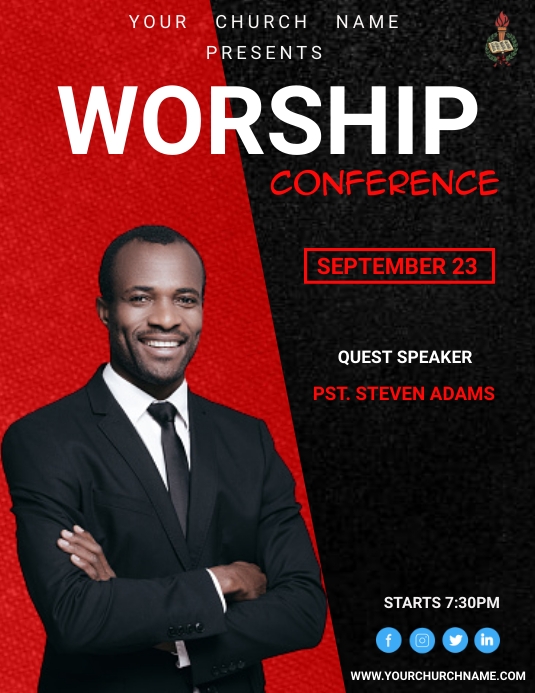 CHURCH OF GOD EVENT FLYER (1) template