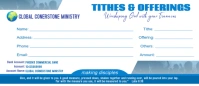 Church offering and tithes envelope template Envelopes