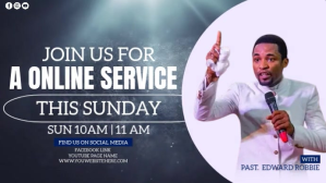 Lilla CHURCH ONLINE AT HOME Template YouTube Thumbnail