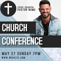 CHURCH ONLINE SERMON TEMPLATE Квадрат (1 : 1)