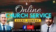 Church Online Service Header ng Blog template