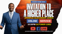 Church Online Service YouTube Thumbnail template