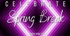 church online spring event Imagem partilhada do Facebook template