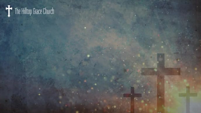 Church online worship service zoom background Isethulo (16:9) template