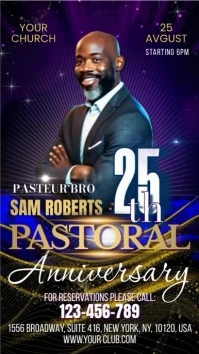 Church Pastoral Digital Display (9:16) template