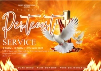 Church Pentecost Service A3 template