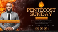 CHURCH PENTECOST SERVICE SERMON TEMPLATE Facebook Cover Video (16:9)