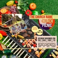 Church Picnic Message Instagram template