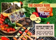 Church Picnic A5 template
