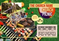 Church Picnic A4 template