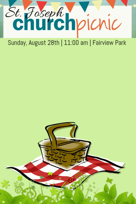 Church Picnic Template Postermywall