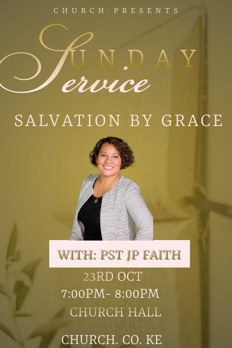 Church poster (1) Cartaz template