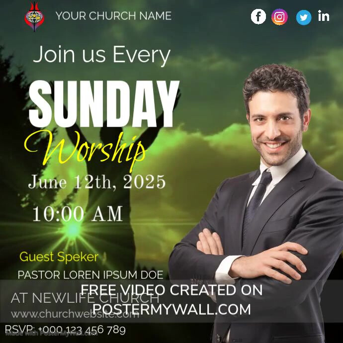 church poster (1) Template PosterMyWall