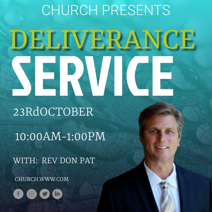 Church poster (3) template