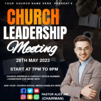 church poster Message Instagram template