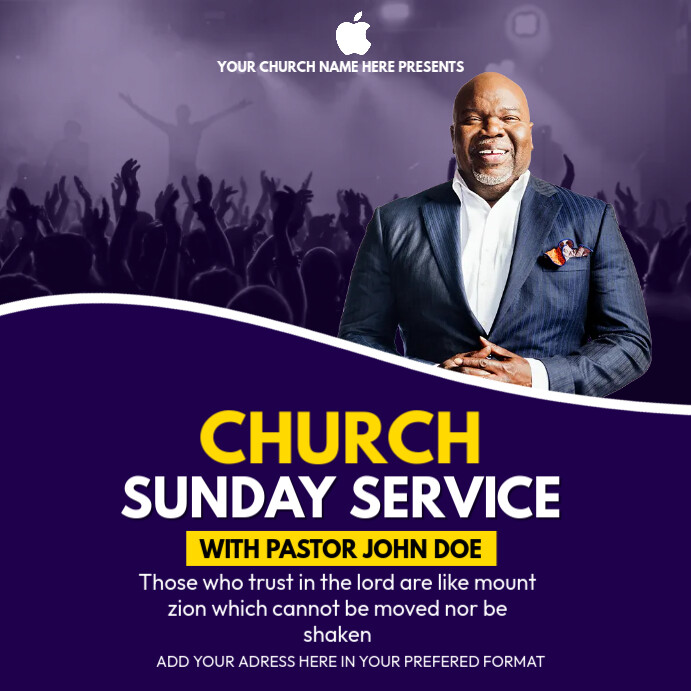 church poster Template PosterMyWall