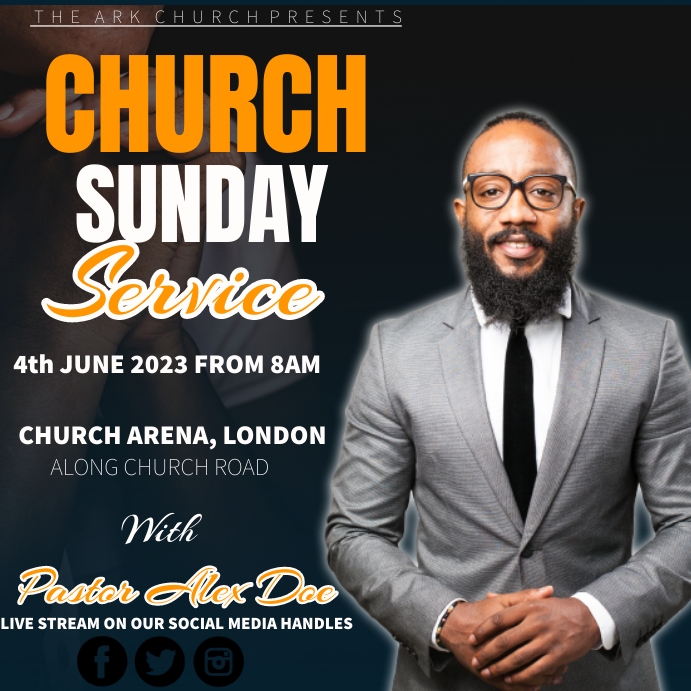 Copy Of Church Poster PosterMyWall copy-of-church-poster-postermywall