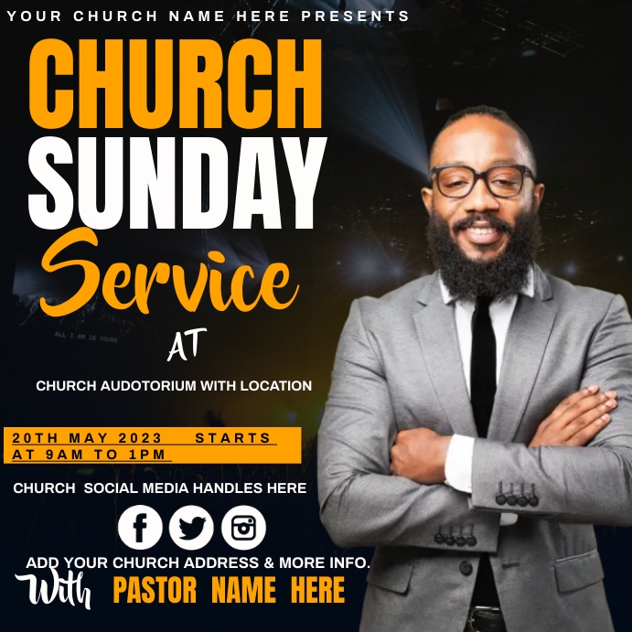 Copy Of Church Poster PosterMyWall copy-of-church-poster-postermywall