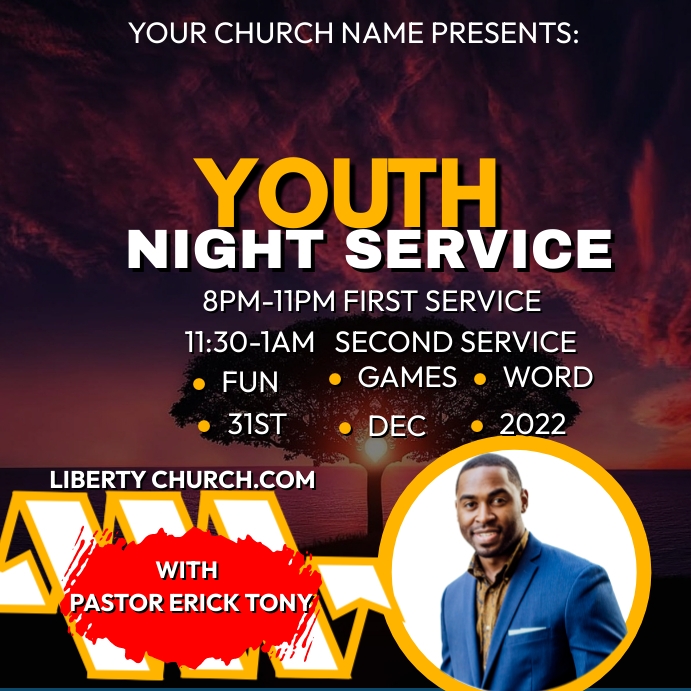 church poster Template PosterMyWall