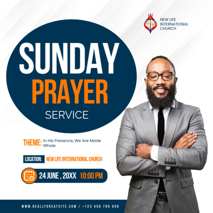church poster Template PosterMyWall
