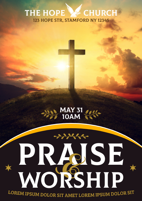 CHURCH POSTER Template PosterMyWall CHURCH POSTER Template PosterMyWall