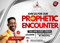church poster flyer Postcard template