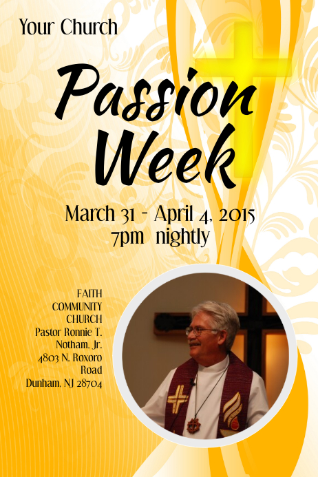 Church Poster Template PosterMyWall