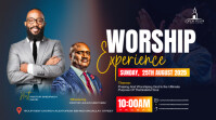 church poster template Foto de Portada de Canal de YouTube