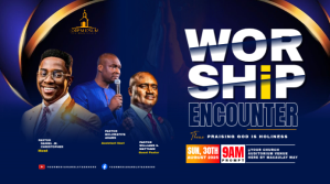 紫色 Worship Encounter Digital Display Template