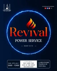 church poster template Instagram Portrait