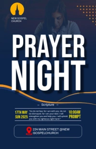 church poster template Half Page Wide