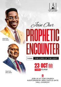 church poster template A6