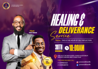 church poster template Postcard