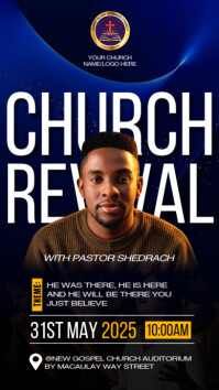 church poster template Instagram-Story