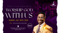 church poster template