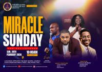 church poster template Postcard